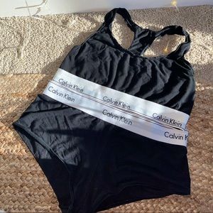 CALVIN KLEIN- Bralette and Boy Short Set